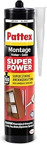 Pattex Montagekleber Super Power, Baukleber mit superstarker ...